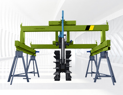 有機肥輪盤式翻堆機